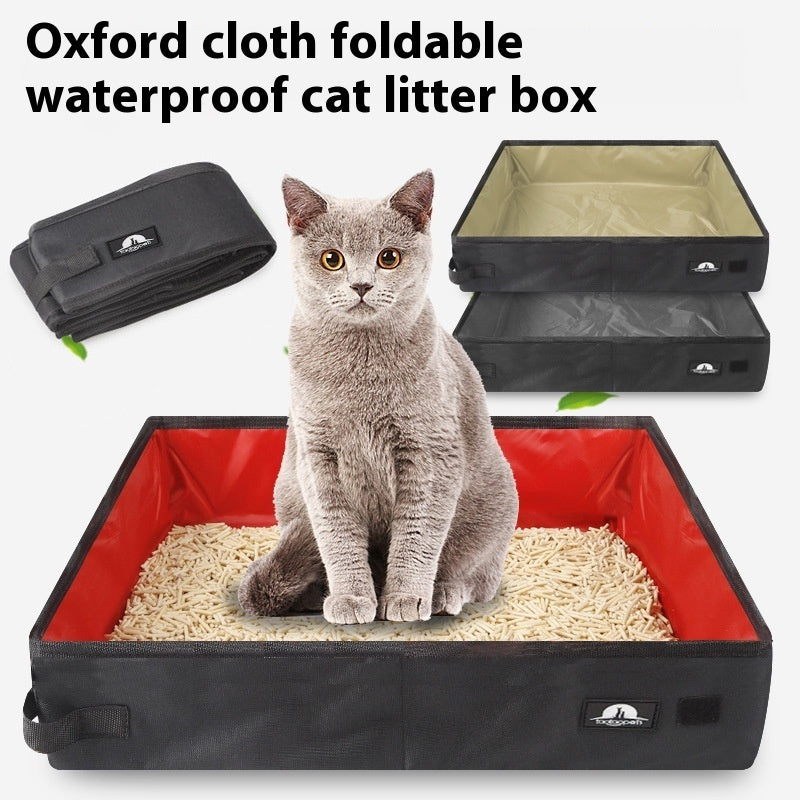Foldable Cat Litter Box – Clean Anywhere, Anytime