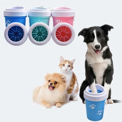 Dog & Cat Paw Washer Cup – Gentle Foot Cleaning Made Easy