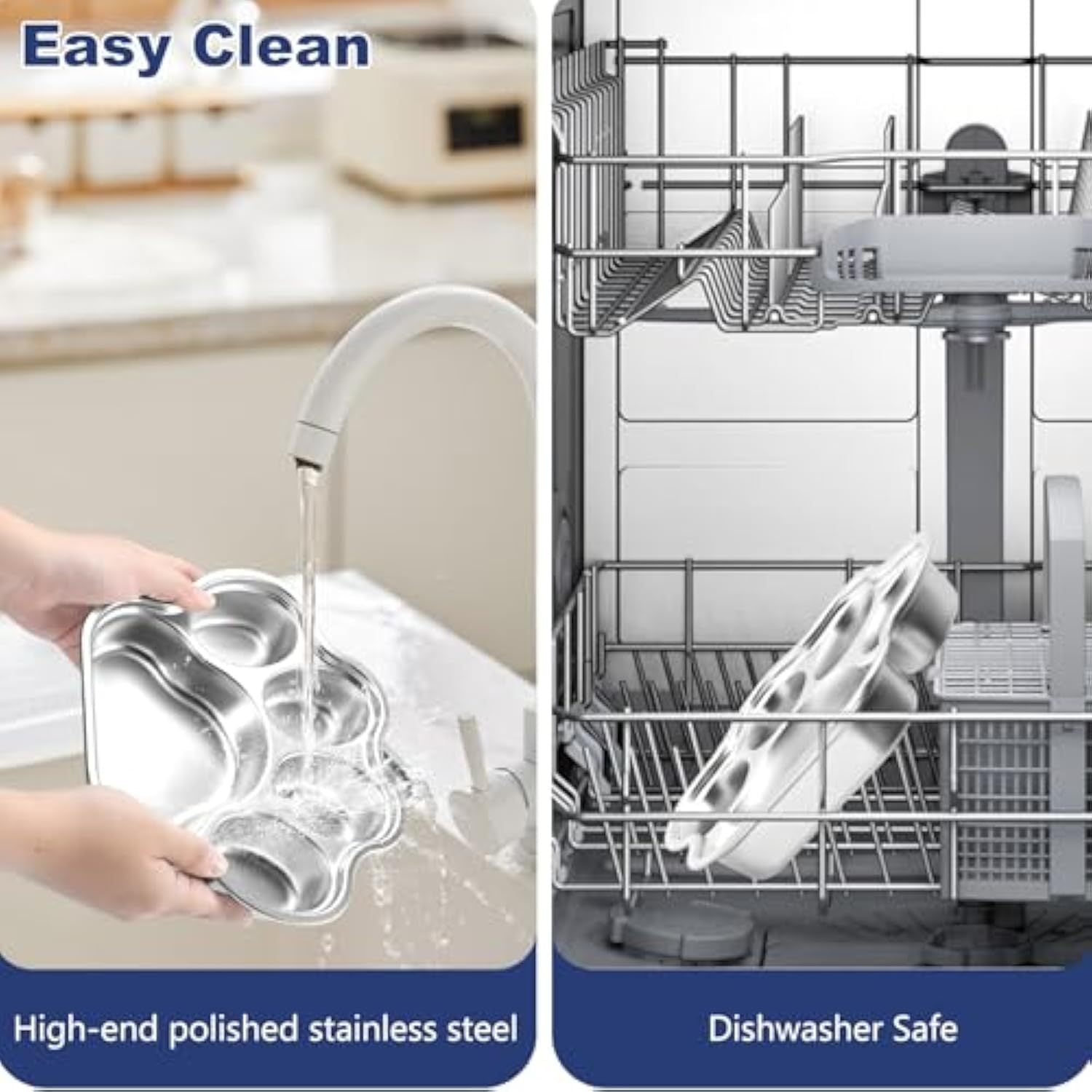 Stainless Steel Slow Feeder Dog Bowl