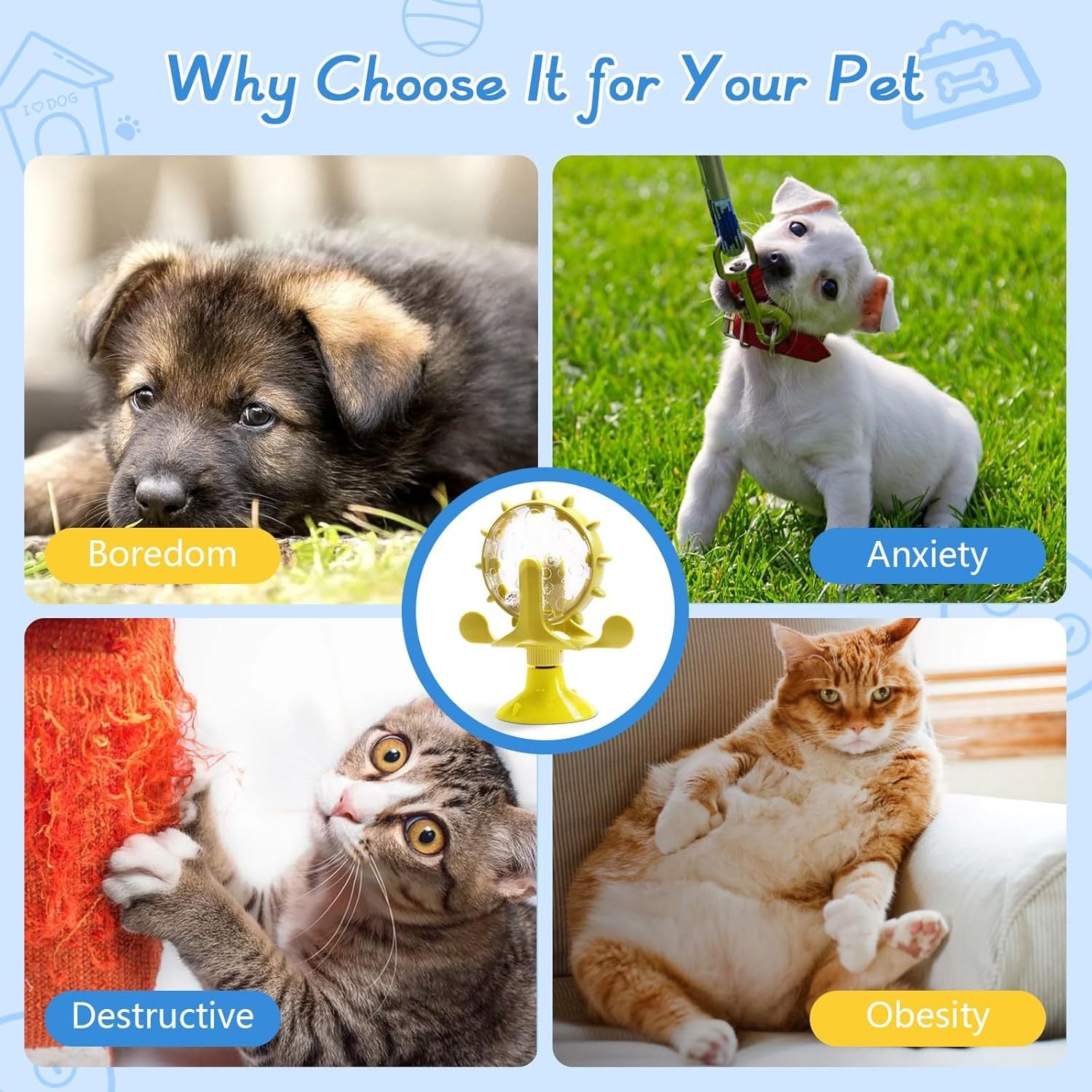 Interactive Feeding Toy – Keeps Pets Busy & Happy