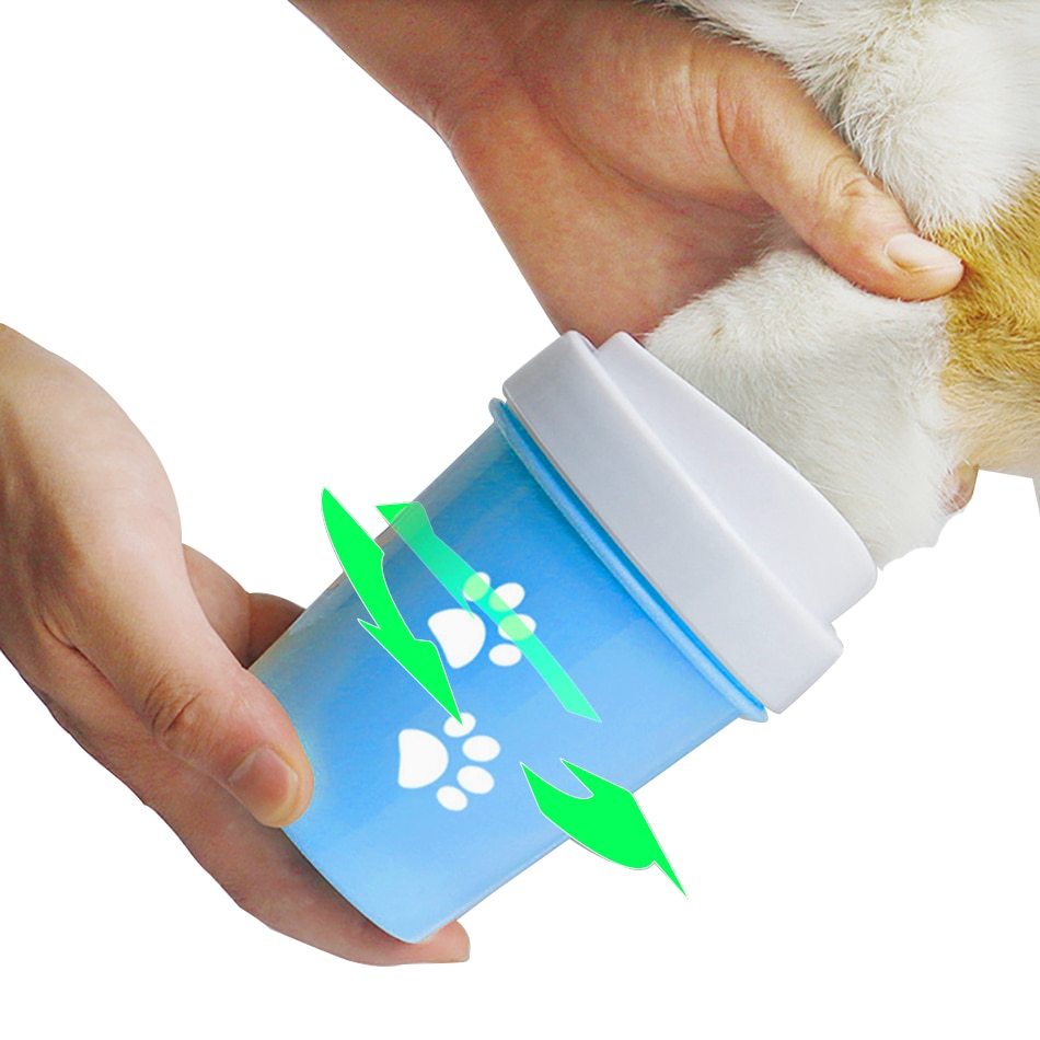 Dog & Cat Paw Washer Cup – Gentle Foot Cleaning Made Easy