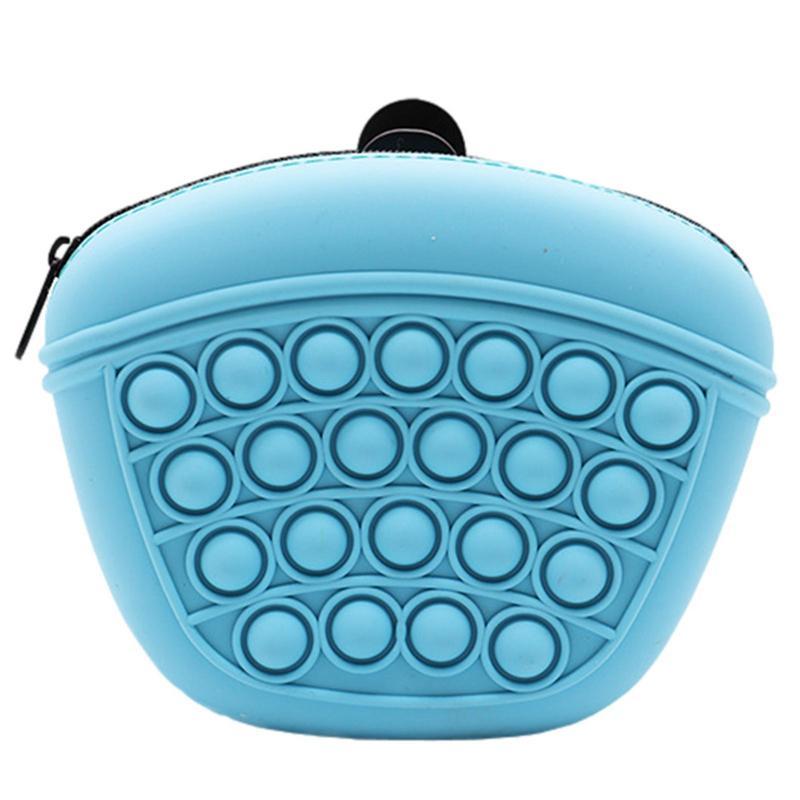 Soft Silicone Pet Treat Pouch with Waist Clip