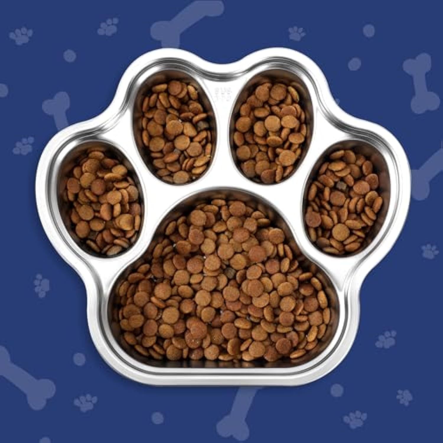 Stainless Steel Slow Feeder Dog Bowl