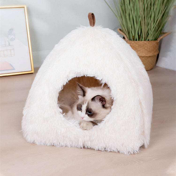 Triangular Cat Litter Box – Private & Space