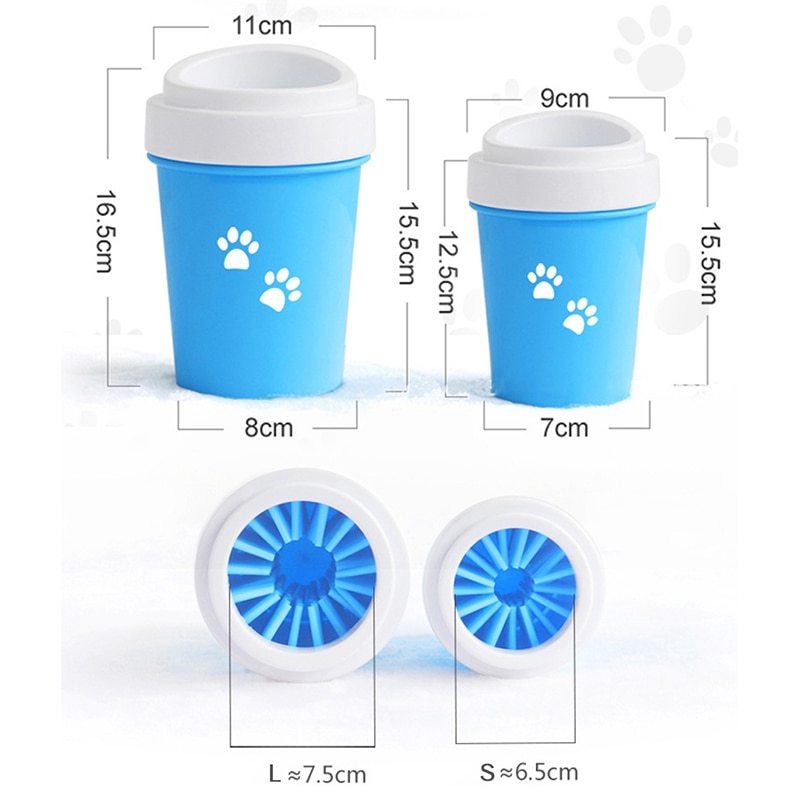 Dog & Cat Paw Washer Cup – Gentle Foot Cleaning Made Easy