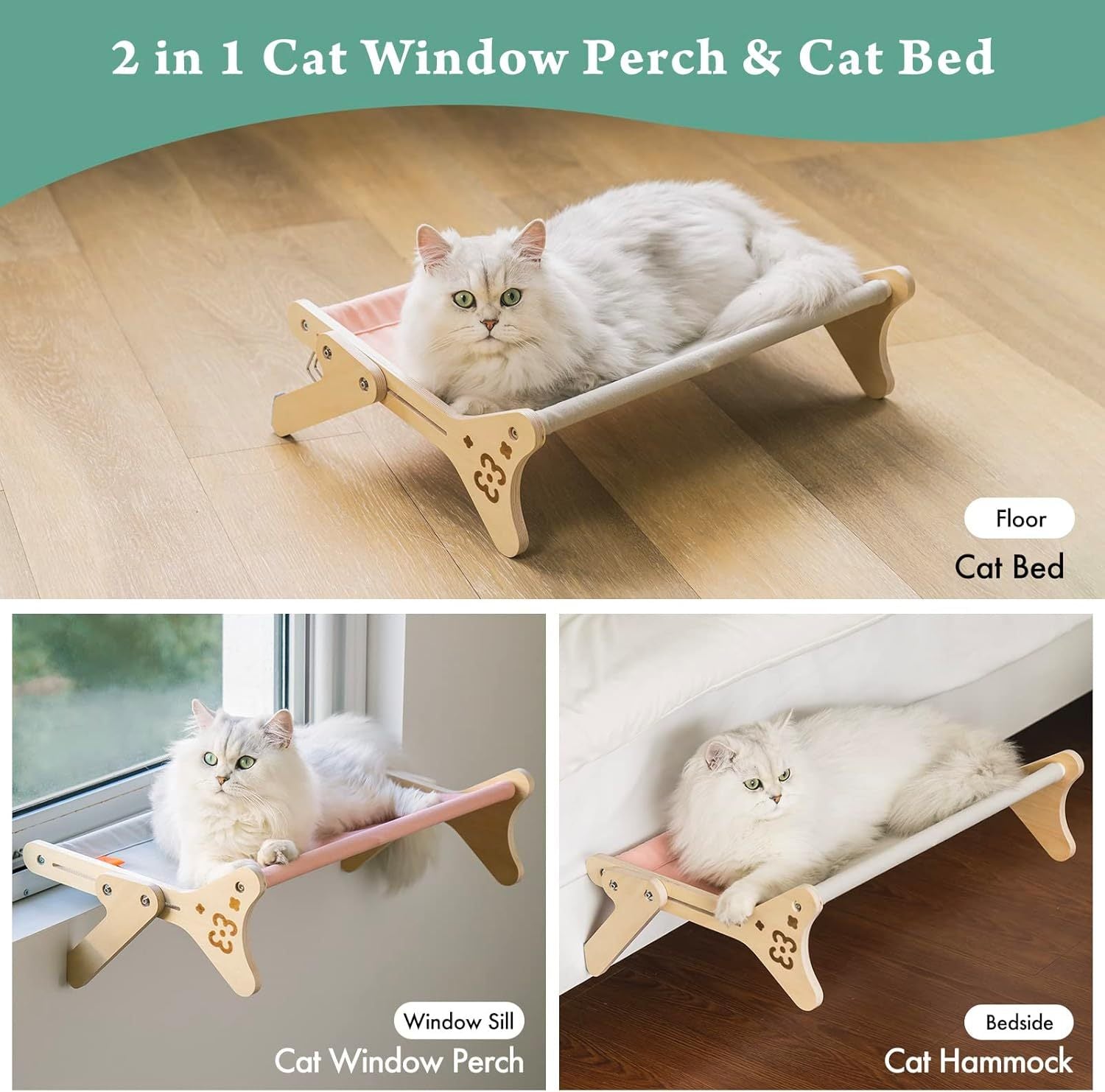 Space-Saving Cat Hammock – Relax & Sunbathe in Comfort