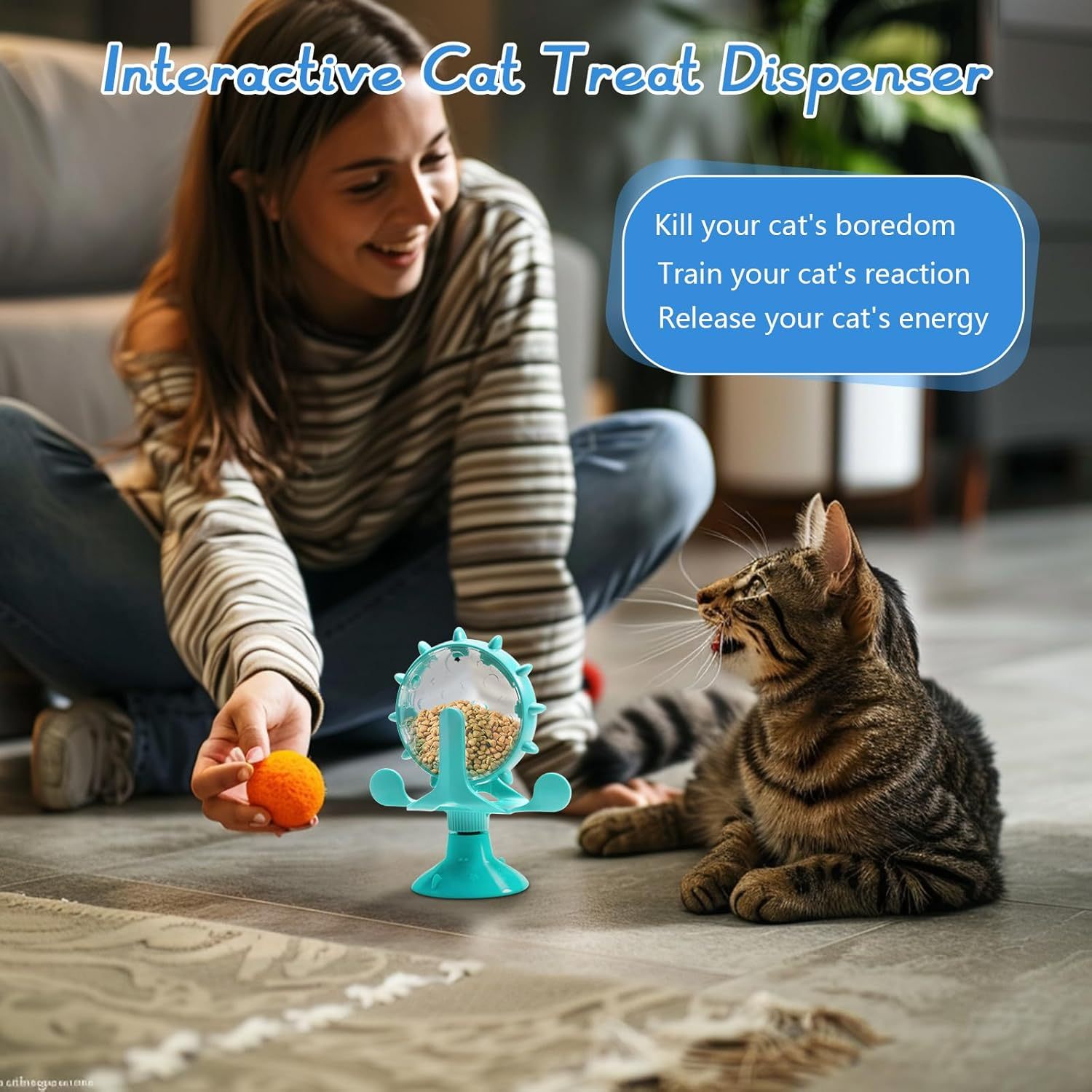 Interactive Feeding Toy – Keeps Pets Busy & Happy