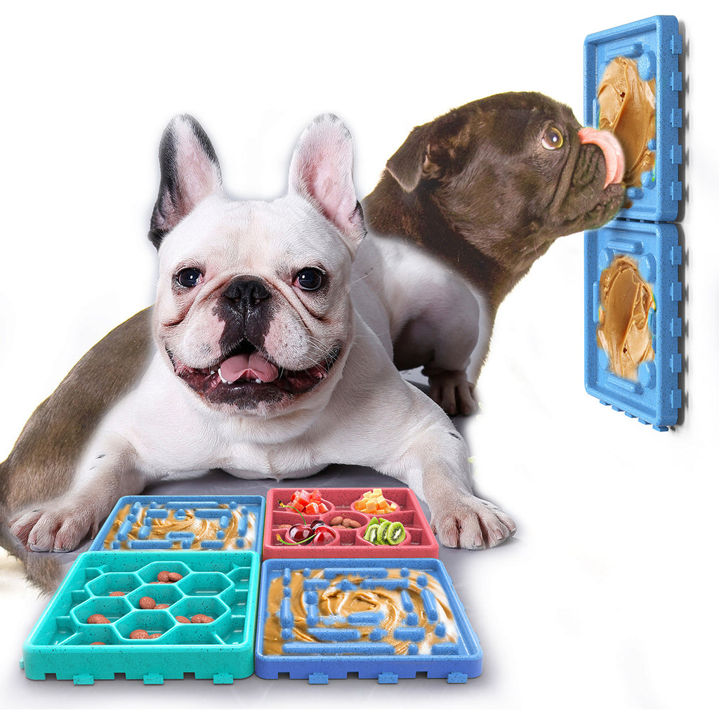 Dog Lick Mat – Slow Feeder & Calming Peanut Butter Pad with Strong Suction