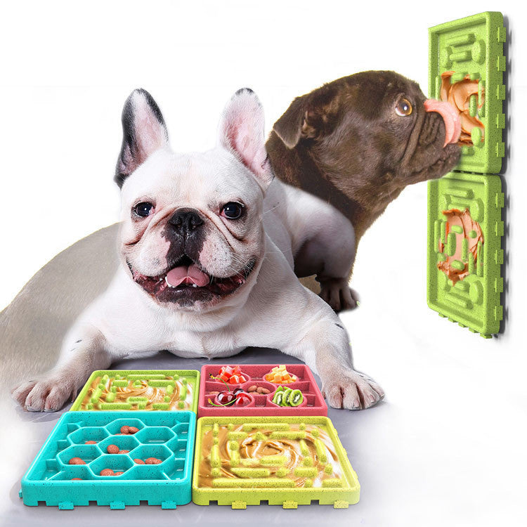 Dog Lick Mat – Slow Feeder & Calming Peanut Butter Pad with Strong Suction