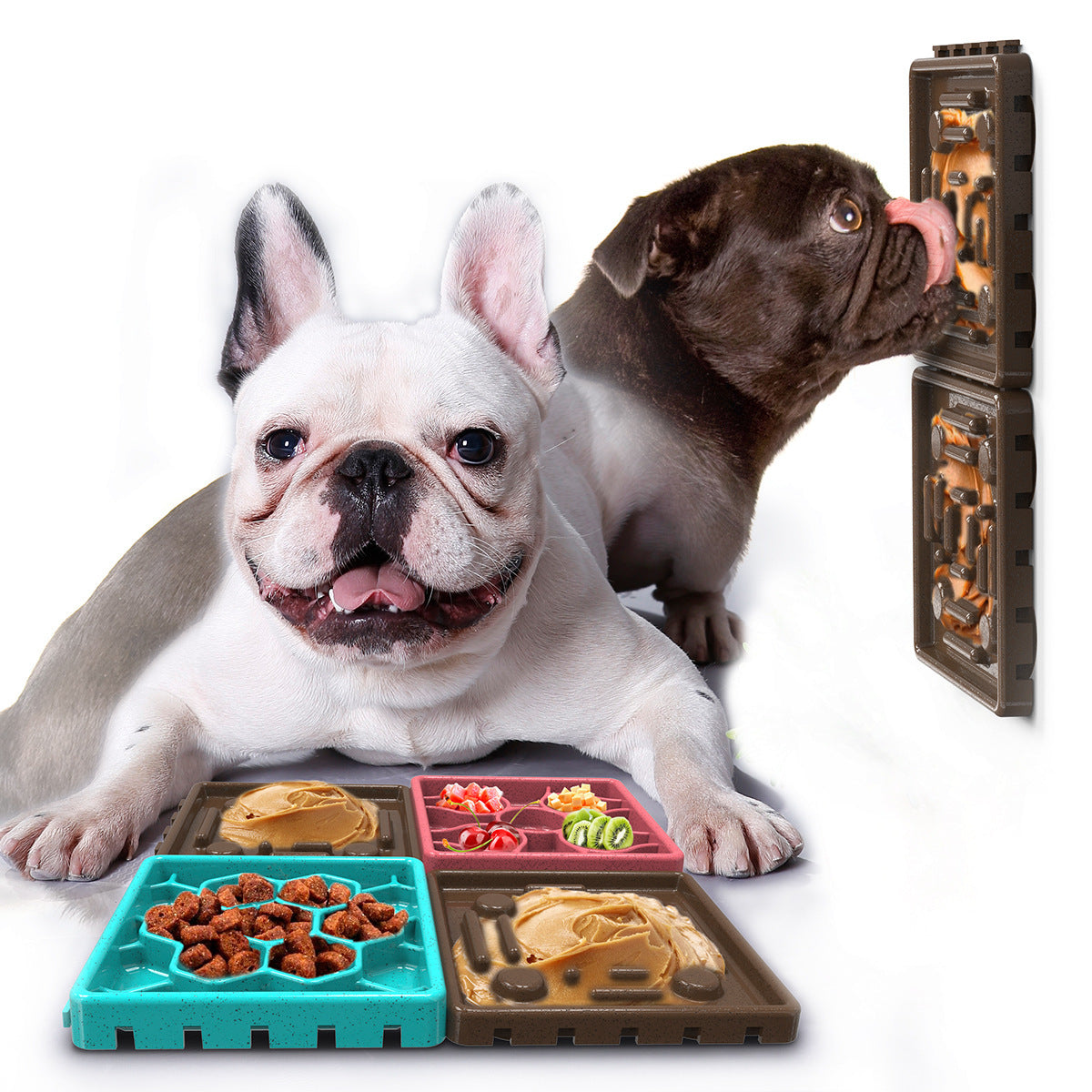 Dog Lick Mat – Slow Feeder & Calming Peanut Butter Pad with Strong Suction