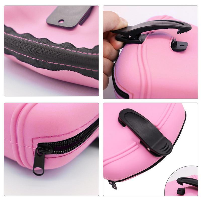 Soft Silicone Pet Treat Pouch with Waist Clip