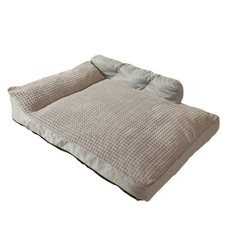 All-Season Pet Bed – Removable, Washable & Super Cozy