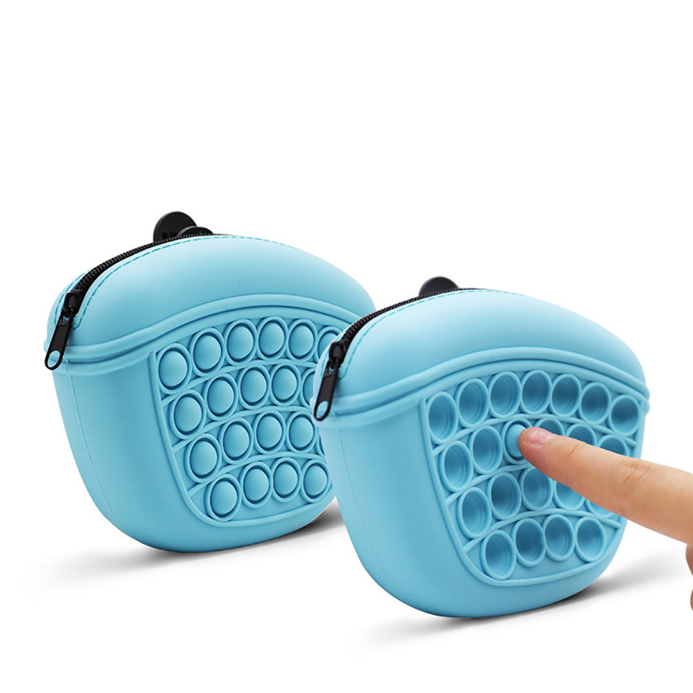 Soft Silicone Pet Treat Pouch with Waist Clip