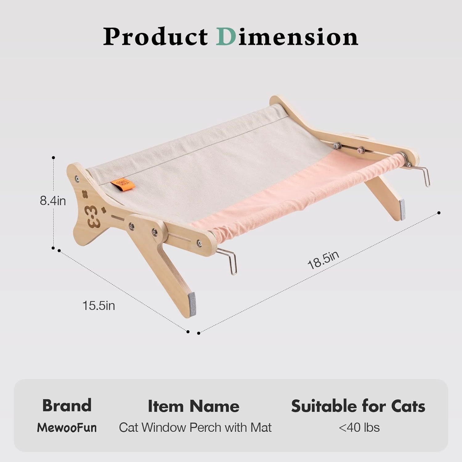 Space-Saving Cat Hammock – Relax & Sunbathe in Comfort