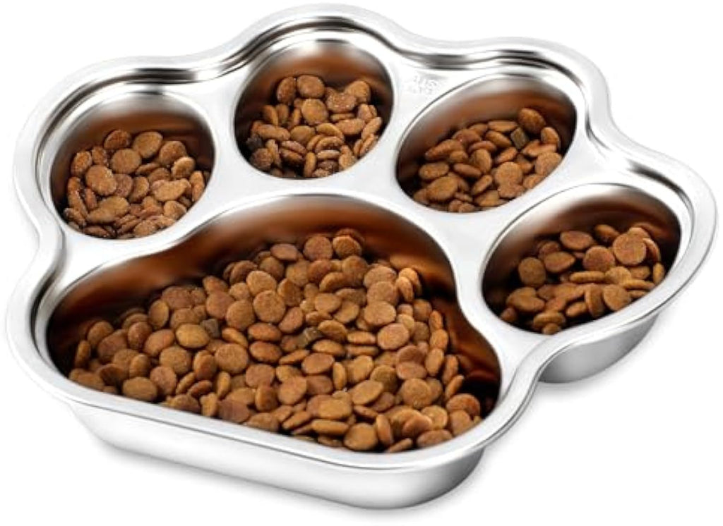 Stainless Steel Slow Feeder Dog Bowl