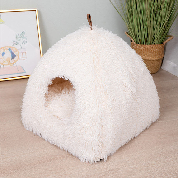 Triangular Cat Litter Box – Private & Space